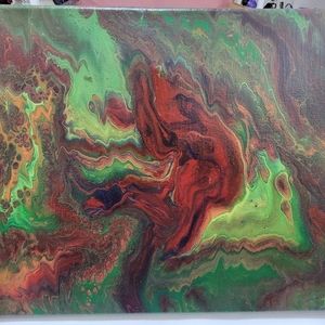 11x14 Acrylic Pour Painting